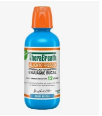Enjuague bucal TheraBreath Icy Mint, 473 ml