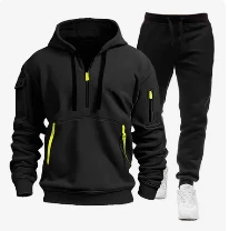 Conjunto deportivo de sudadera y pants para hombre