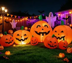 Inflables de calabazas de 2.4 m para Halloween