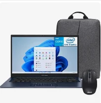 Laptop ASUS Vivobook 14, Core i5, 16 GB de RAM y 512 GB, con mochila y mouse